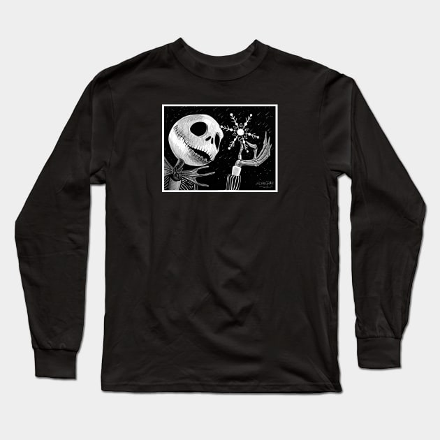 SNOW: What's This? (inktober) Long Sleeve T-Shirt by SaltyCult